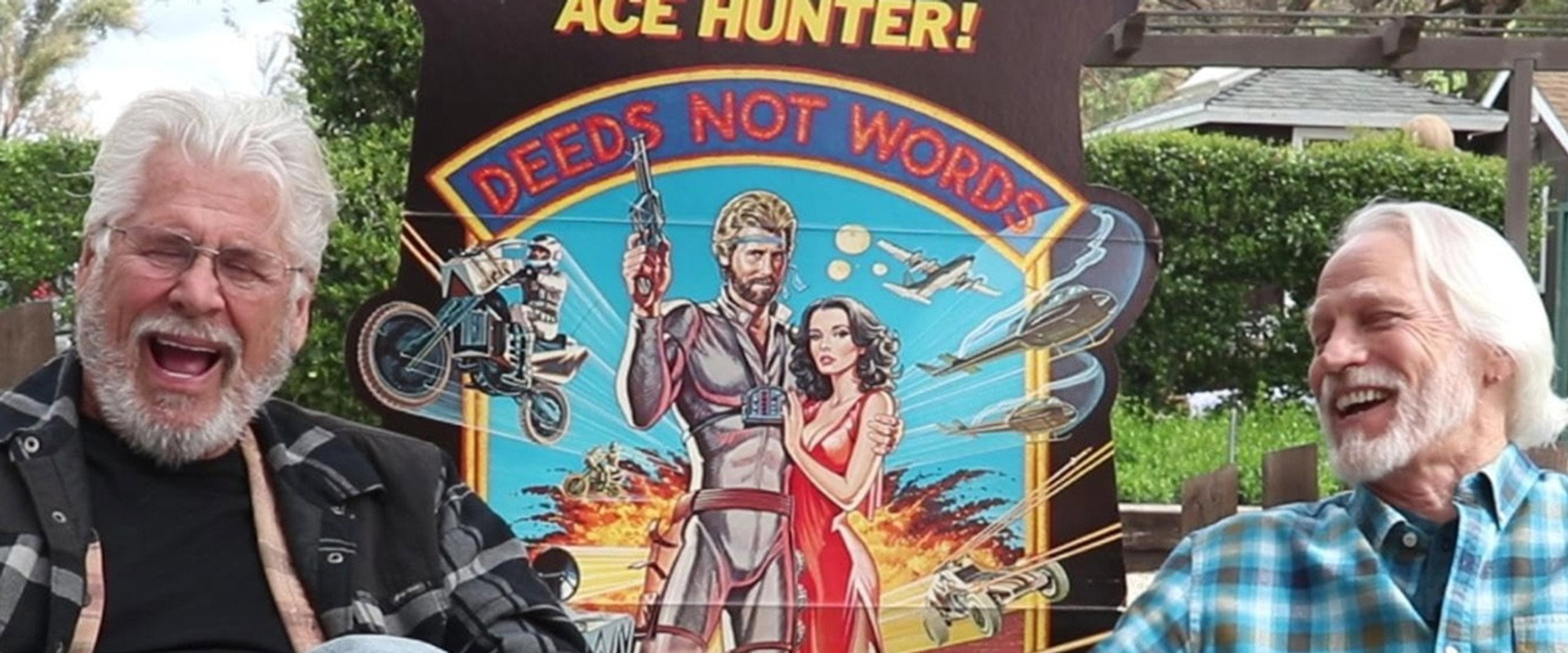 Making Megaforce backdrop