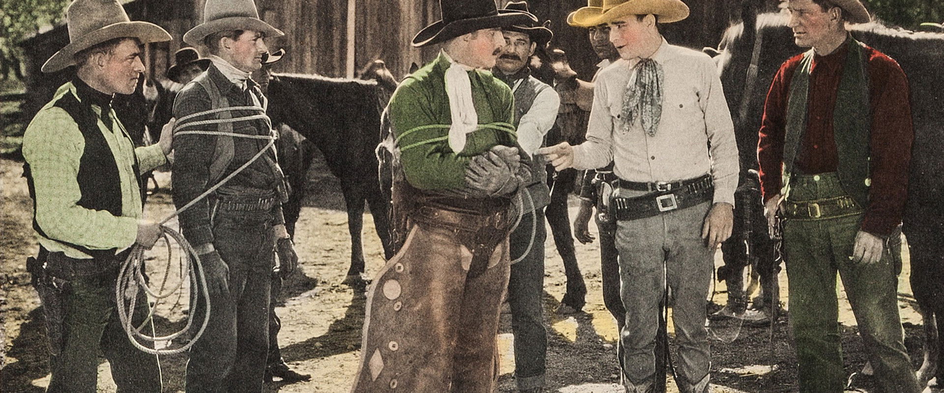 Code of the Cow Country backdrop