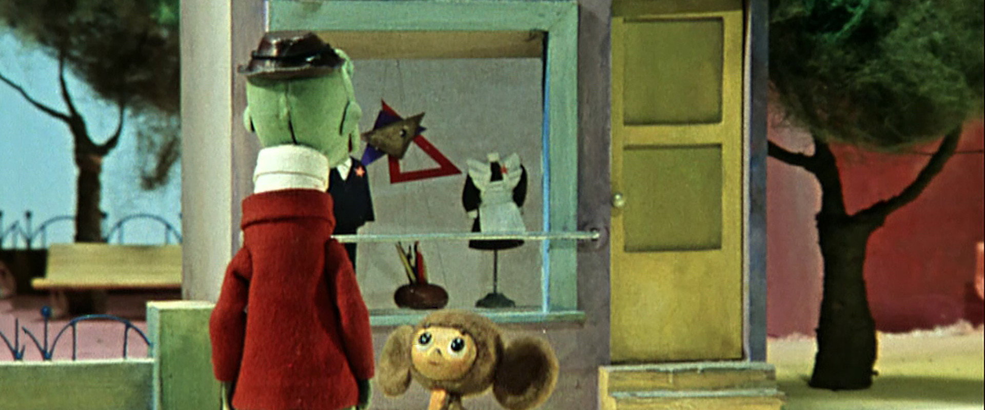 Cheburashka Goes to School backdrop