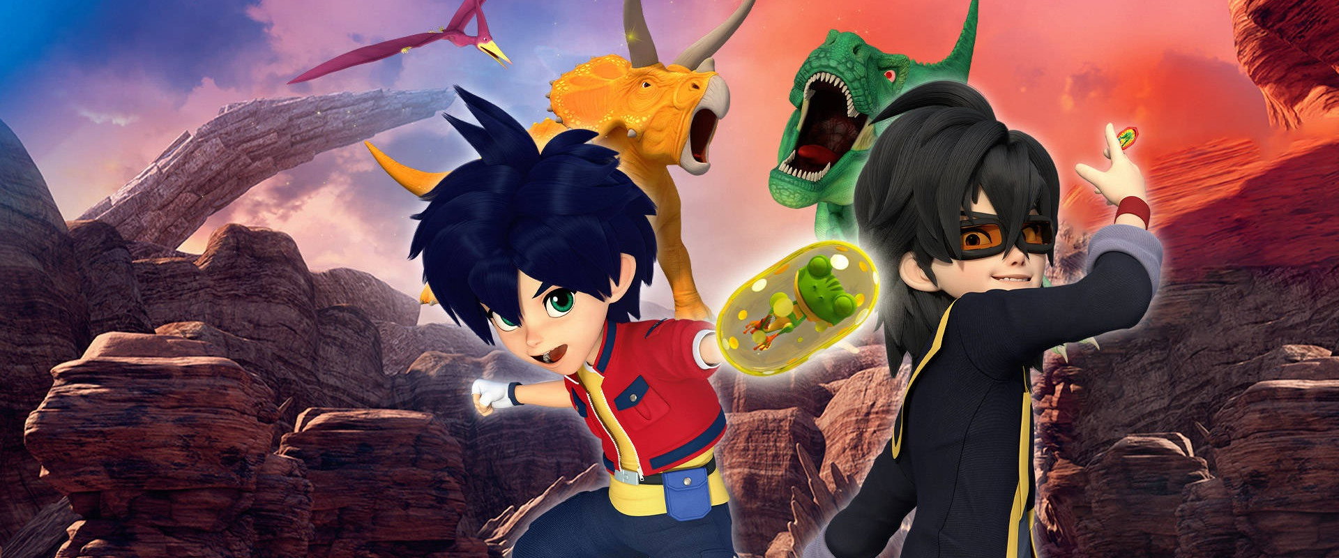 Dino Mecard the Movie: The Tinysaur Island backdrop
