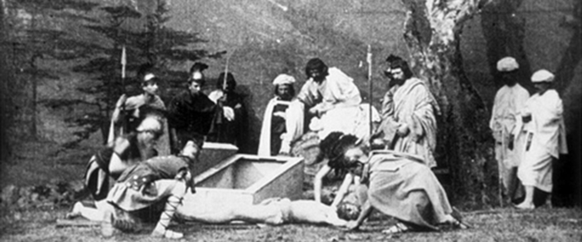 XII. La mise au tombeau backdrop