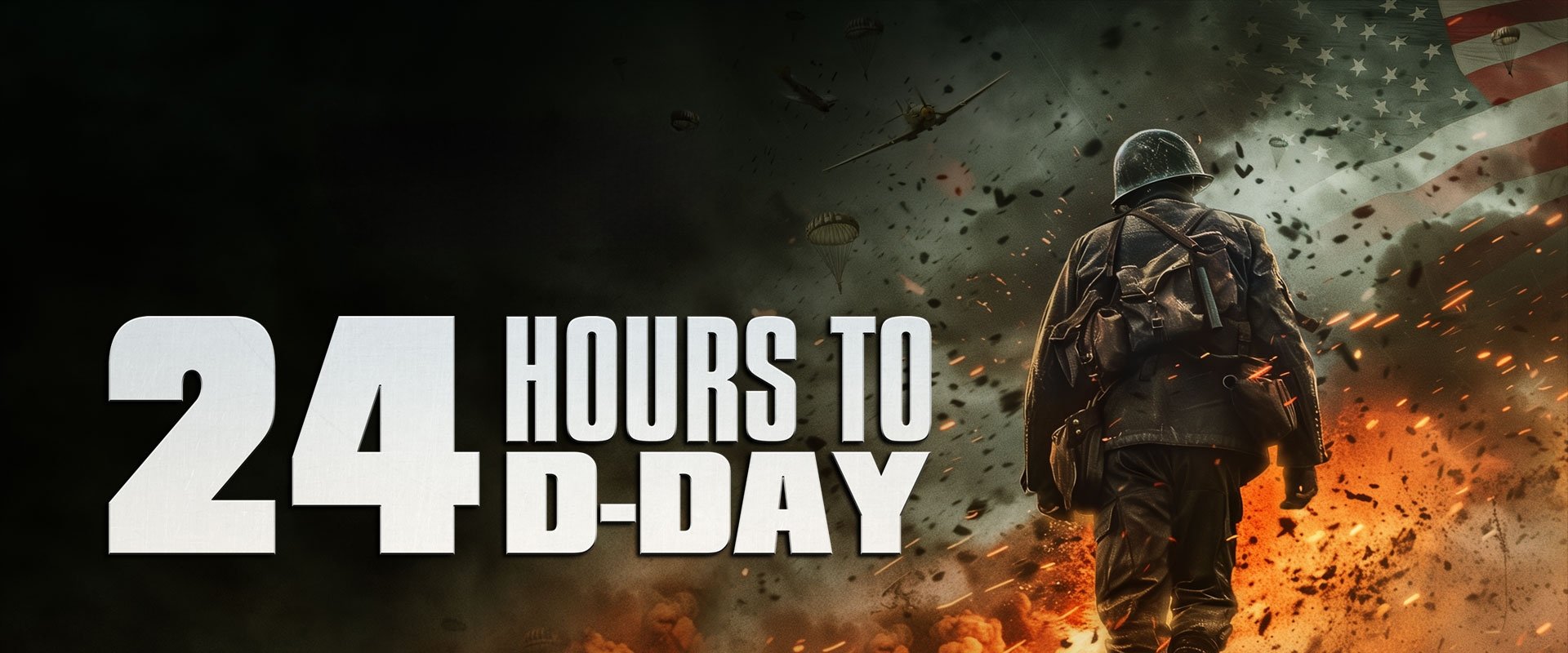 24 Hours to D-Day backdrop