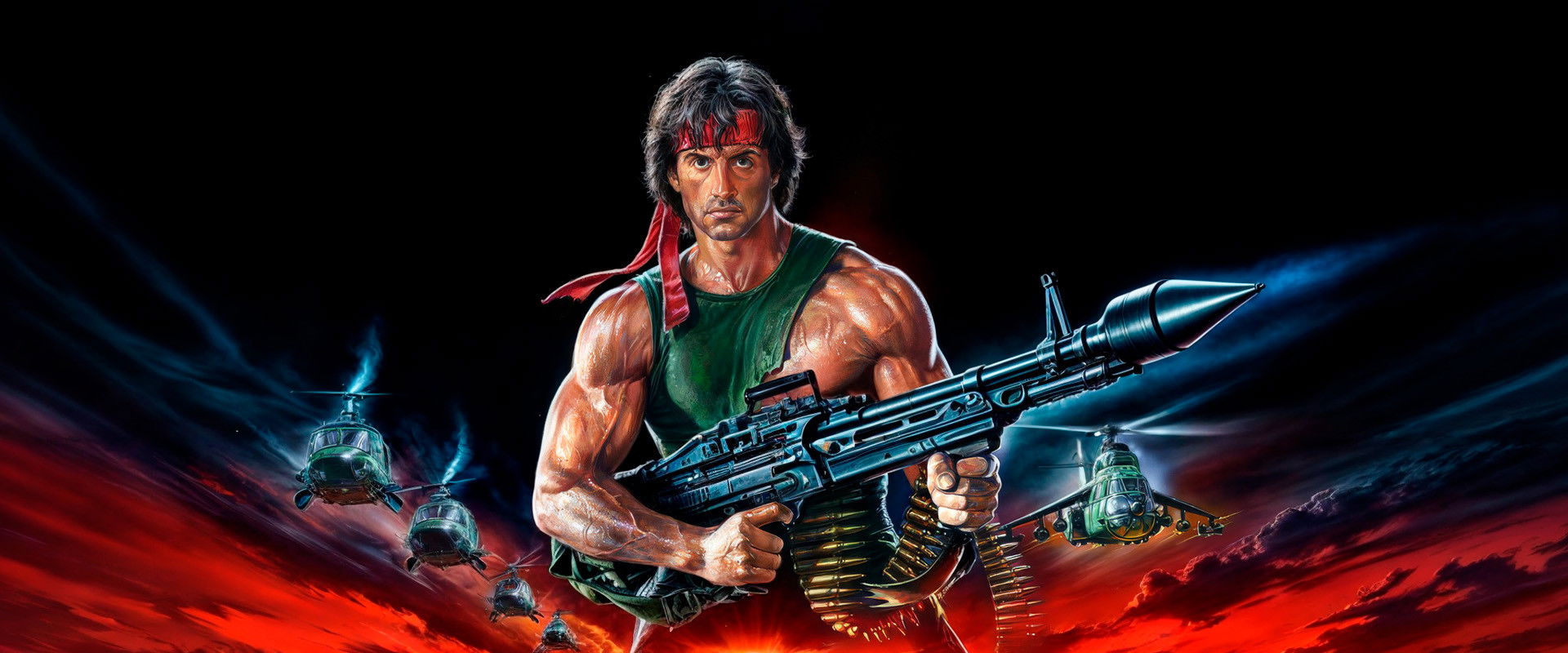 Rambo: First Blood Part II backdrop