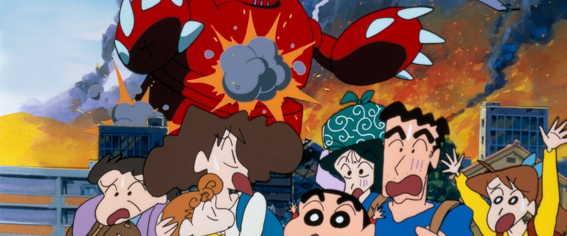 Crayon Shin-chan: Explosion! The Hot Spring's Feel Good Final Battle backdrop