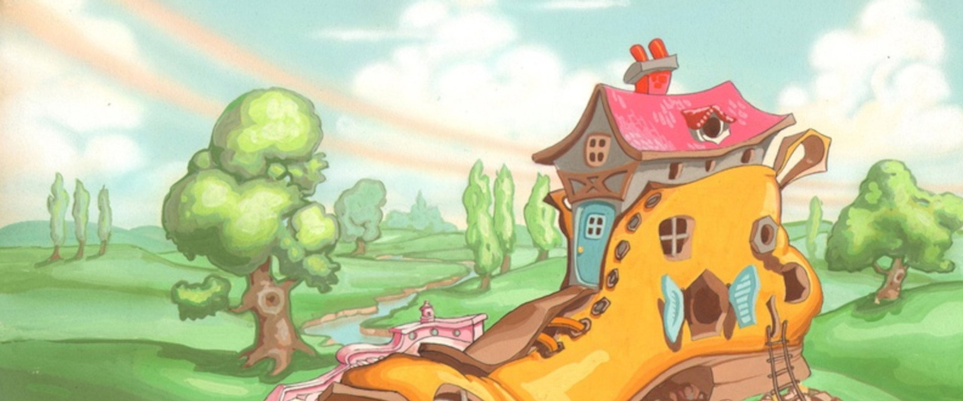 The Kids in the Shoe backdrop
