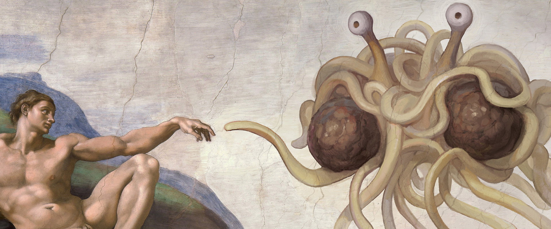 I, Pastafari: A Flying Spaghetti Monster Story backdrop