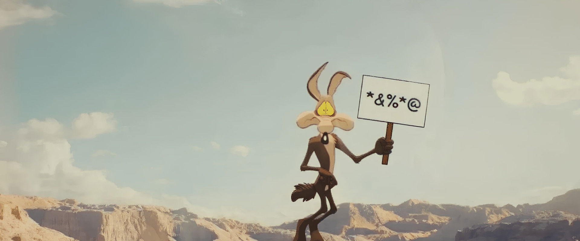 Coyote vs. Acme backdrop