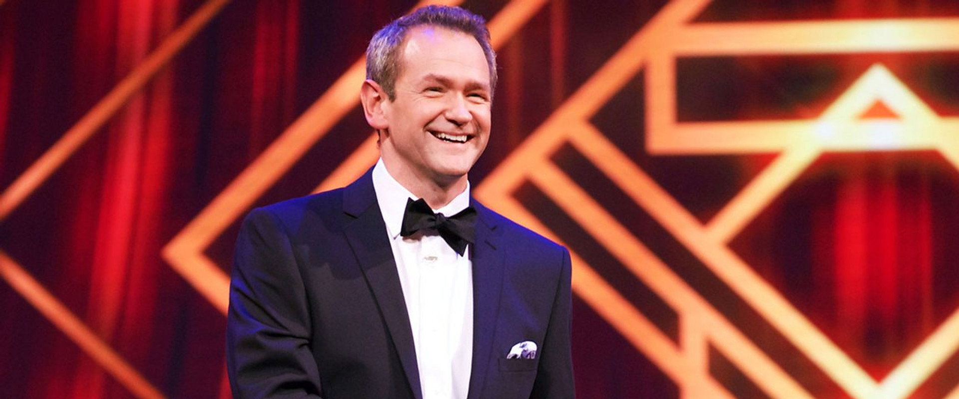 Bruce's Hall of Fame with Alexander Armstrong backdrop