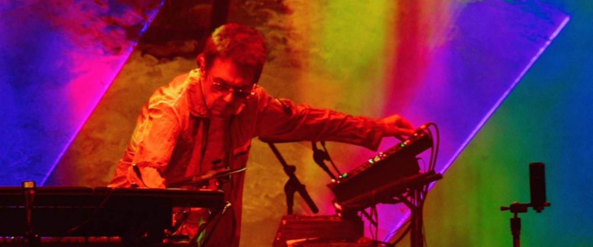 Jean-Michel Jarre Live in Sevilla backdrop