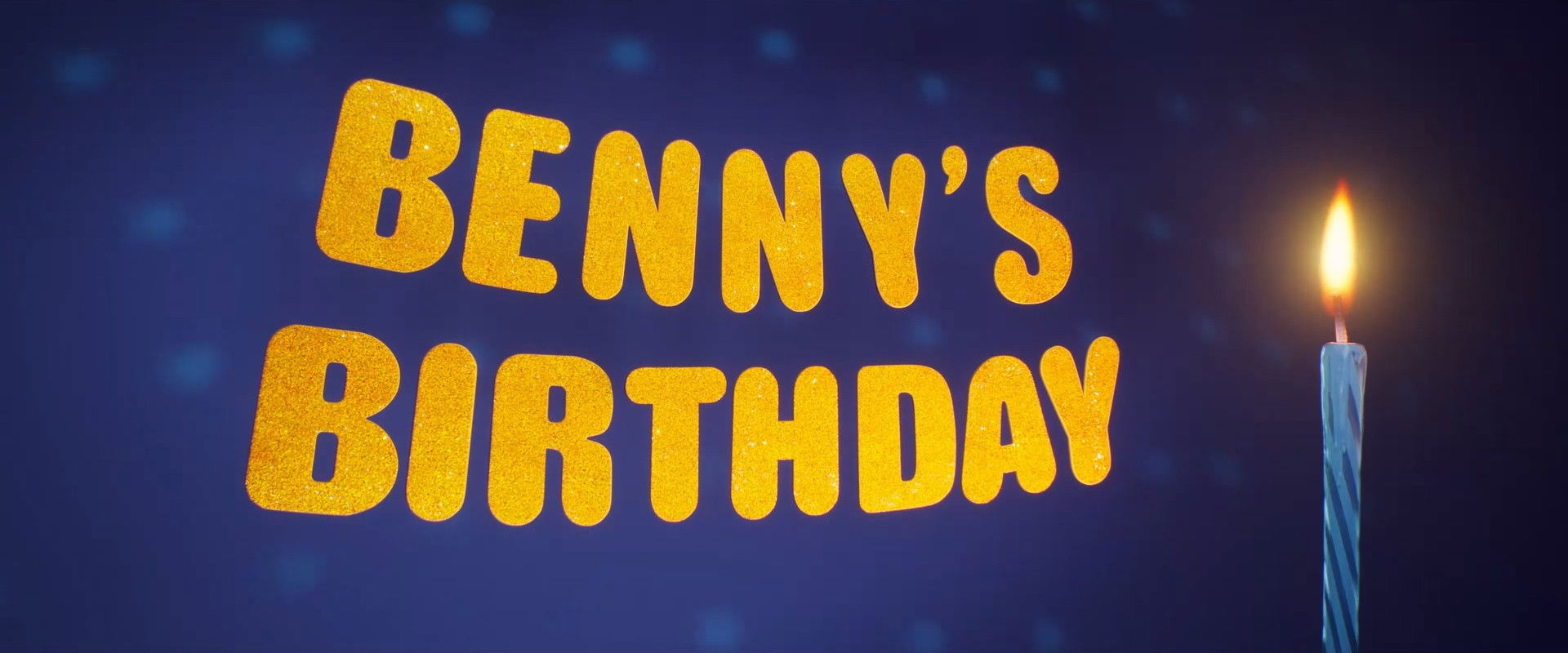 Benny's Birthday backdrop