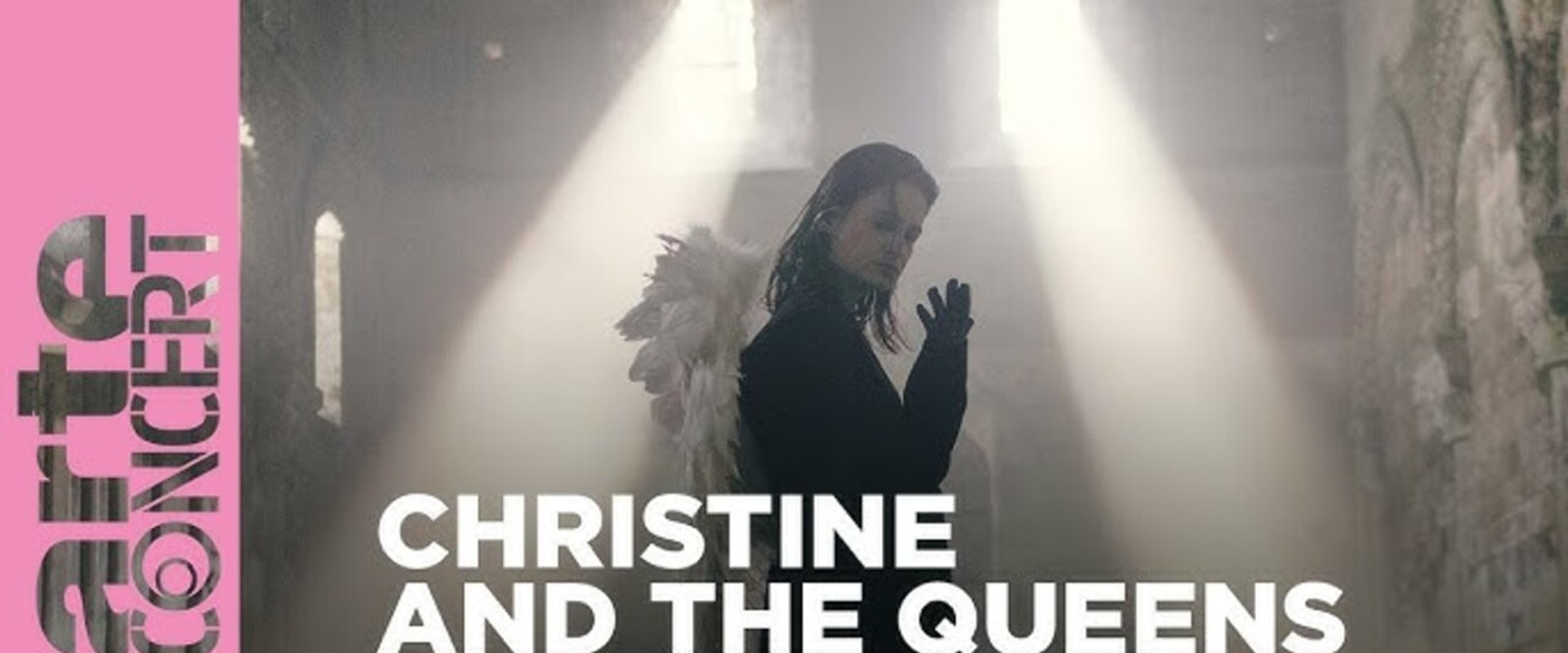 Christine and the Queens @ Passengers: Saint Peter's church Thaon backdrop