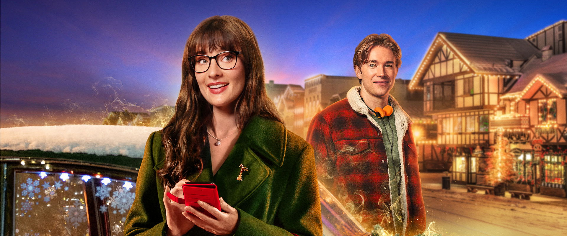 A '90s Christmas backdrop