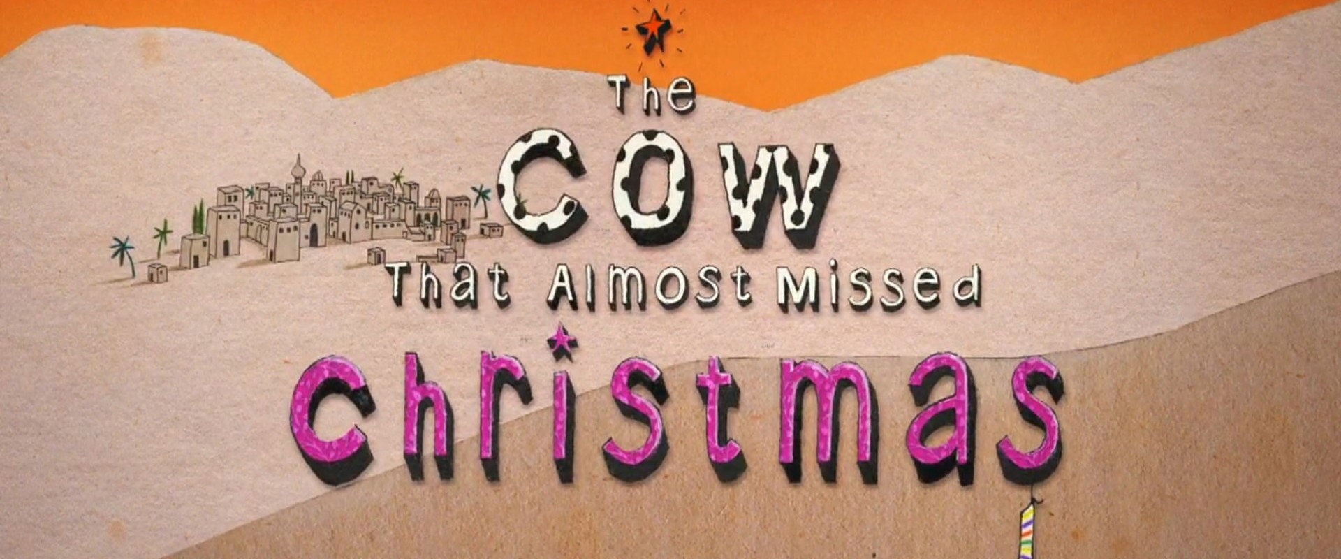 The Cow That Almost Missed Christmas backdrop