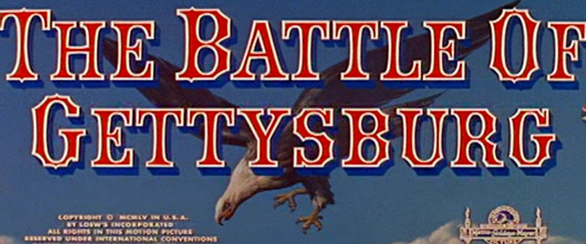 The Battle of Gettysburg backdrop