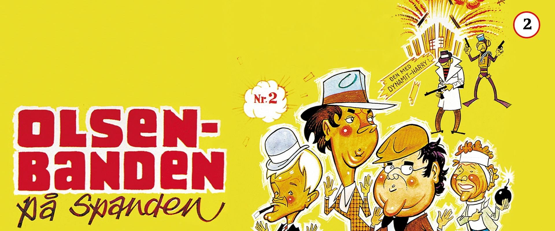 The Olsen Gang in a Fix backdrop