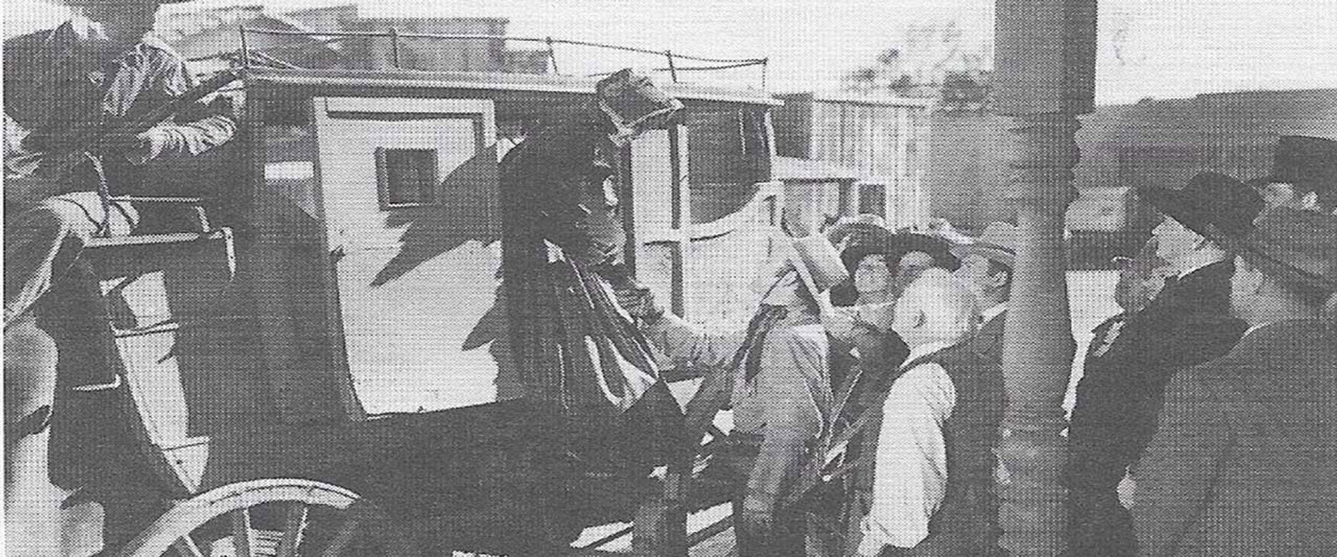 Frontier Pony Express backdrop