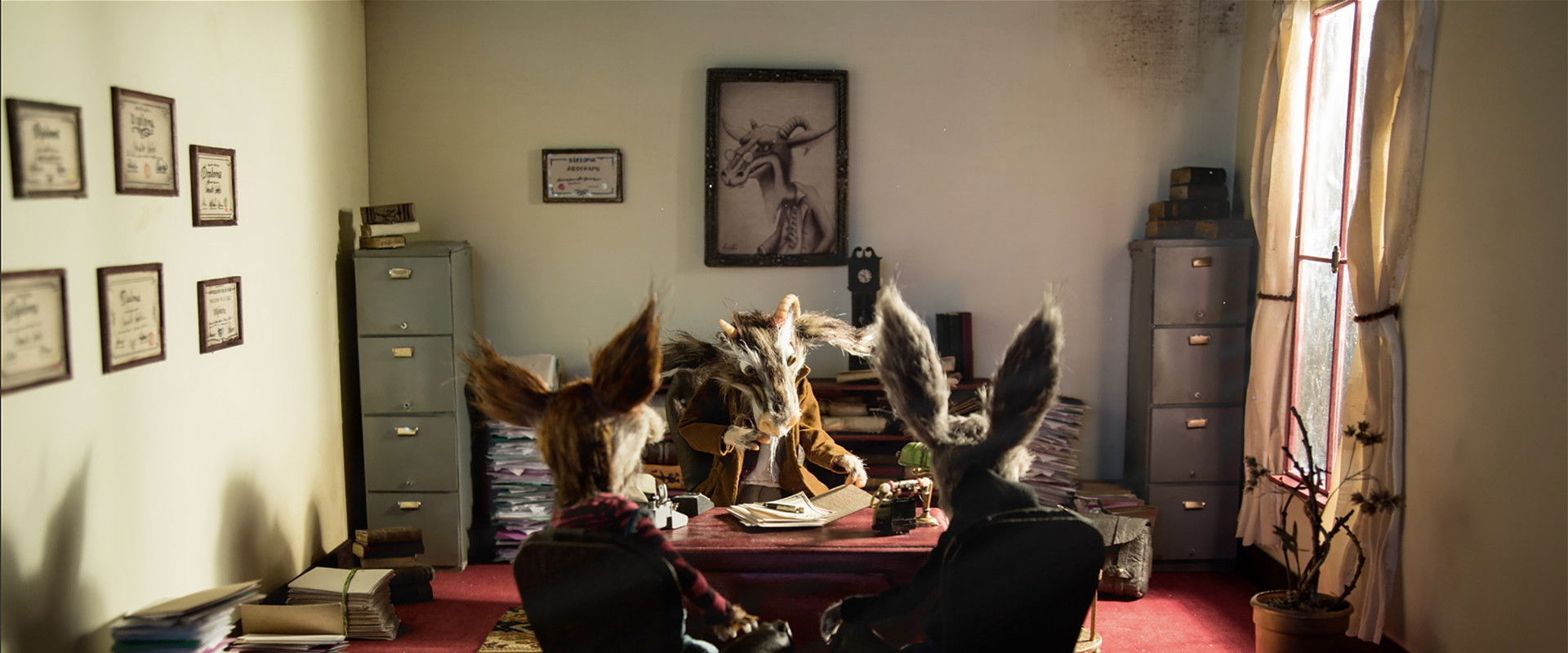 Garu & Ponki backdrop