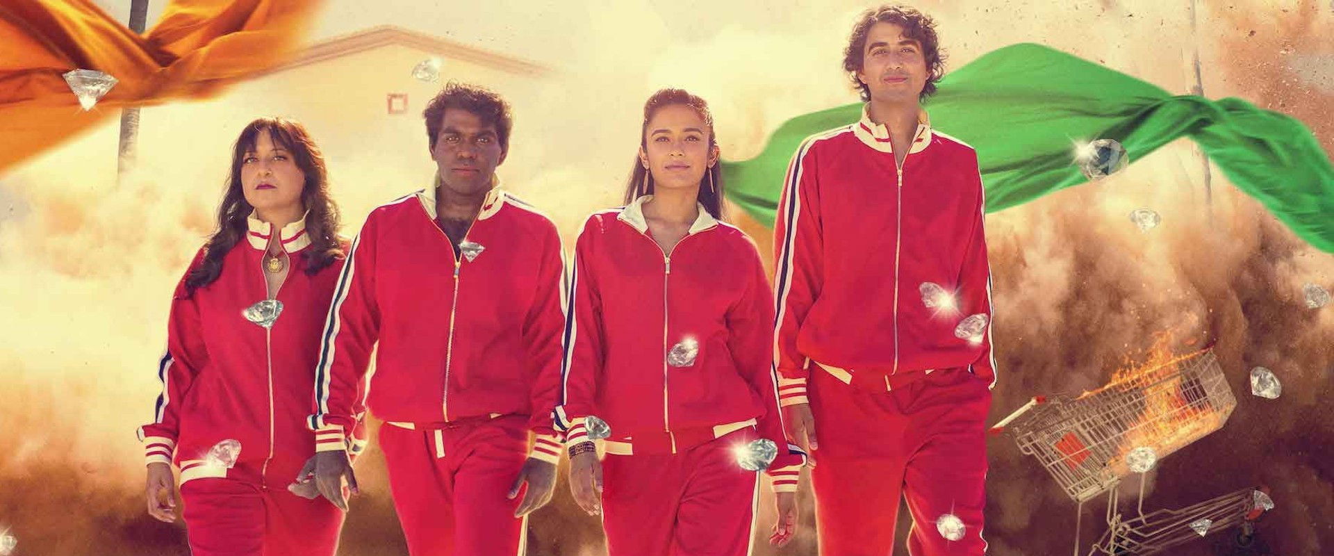 Four Samosas backdrop