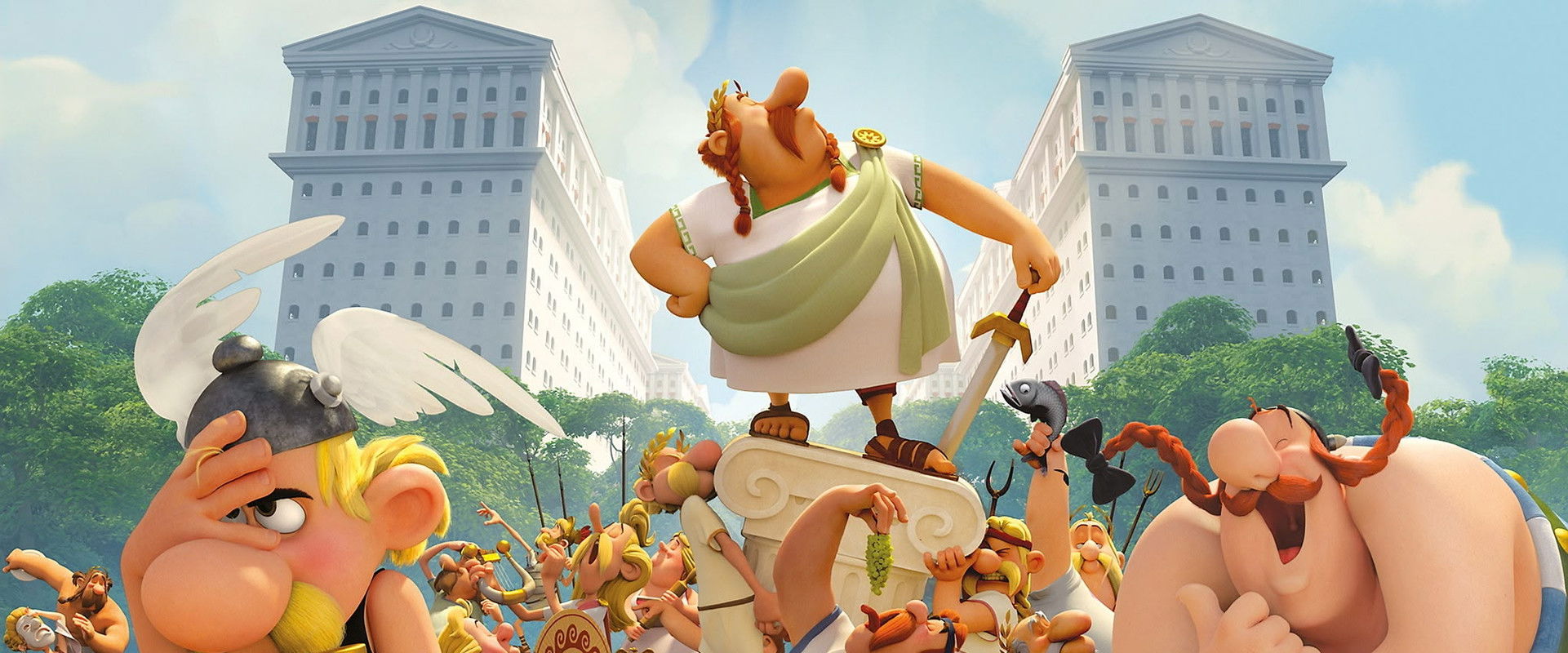 Asterix: The Mansions of the Gods backdrop