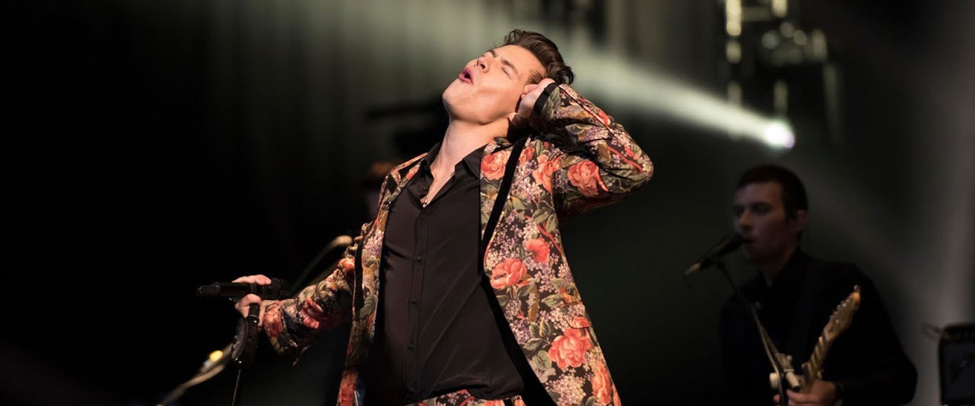 Harry Styles at the BBC backdrop