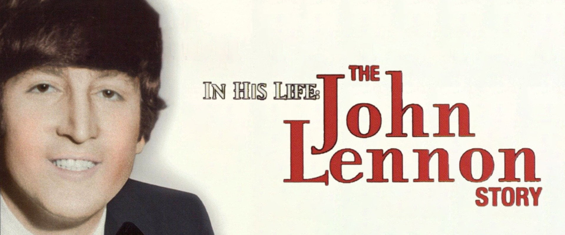 In His Life: The John Lennon Story backdrop