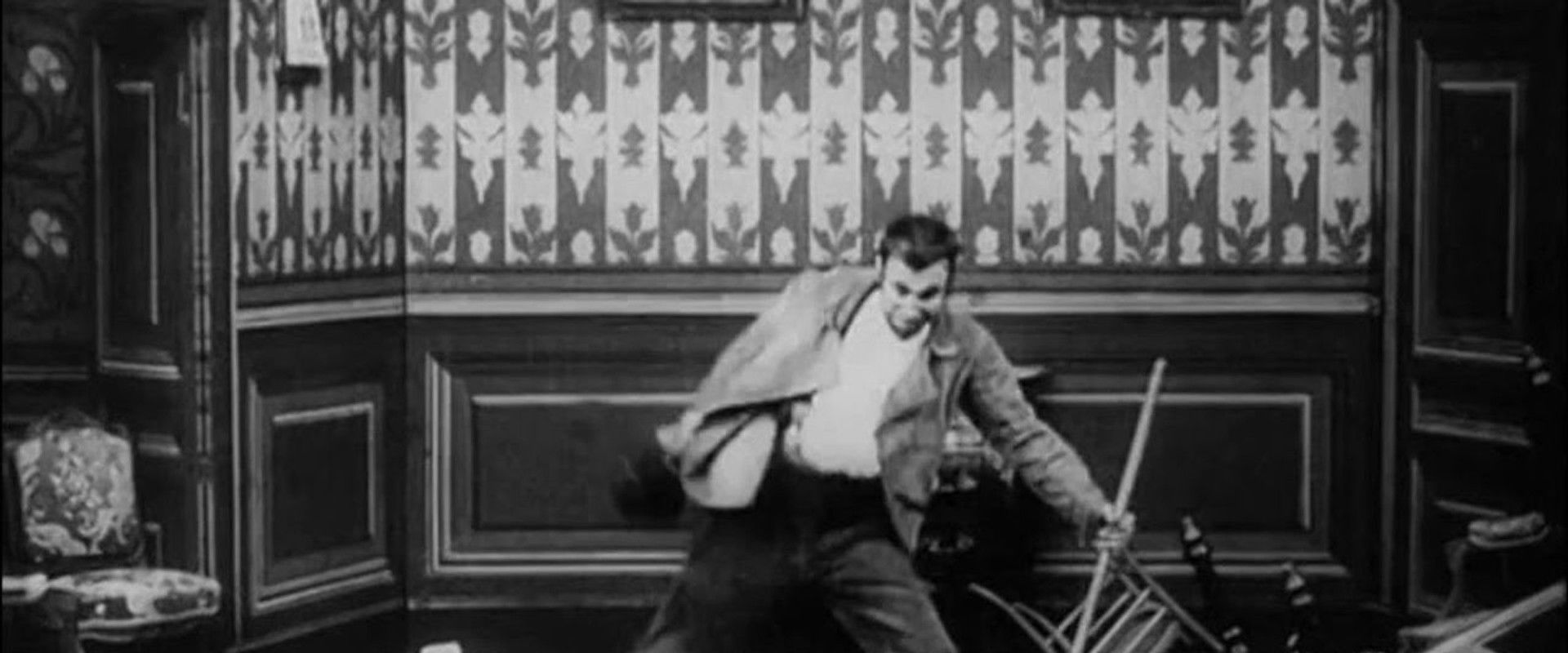 The Cleaning Man backdrop