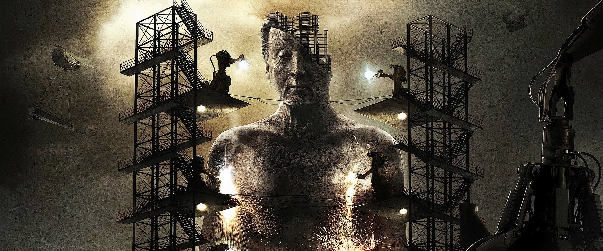 Saw 3D backdrop