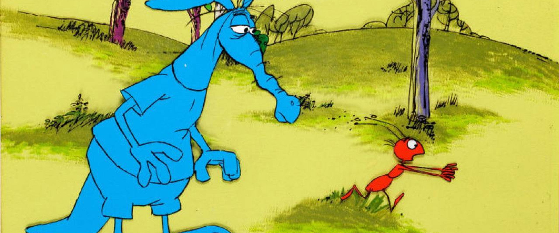 The Ant and the Aardvark backdrop