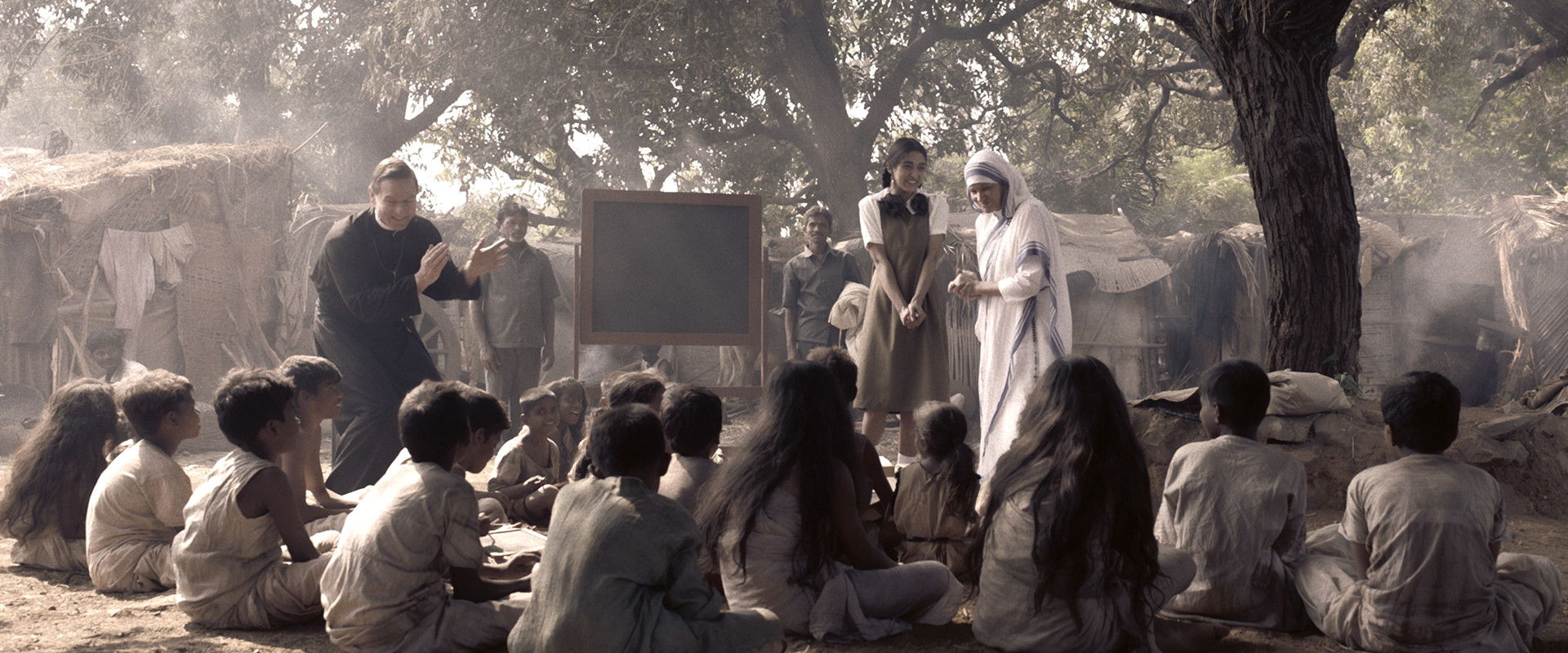 Mother Teresa & Me backdrop