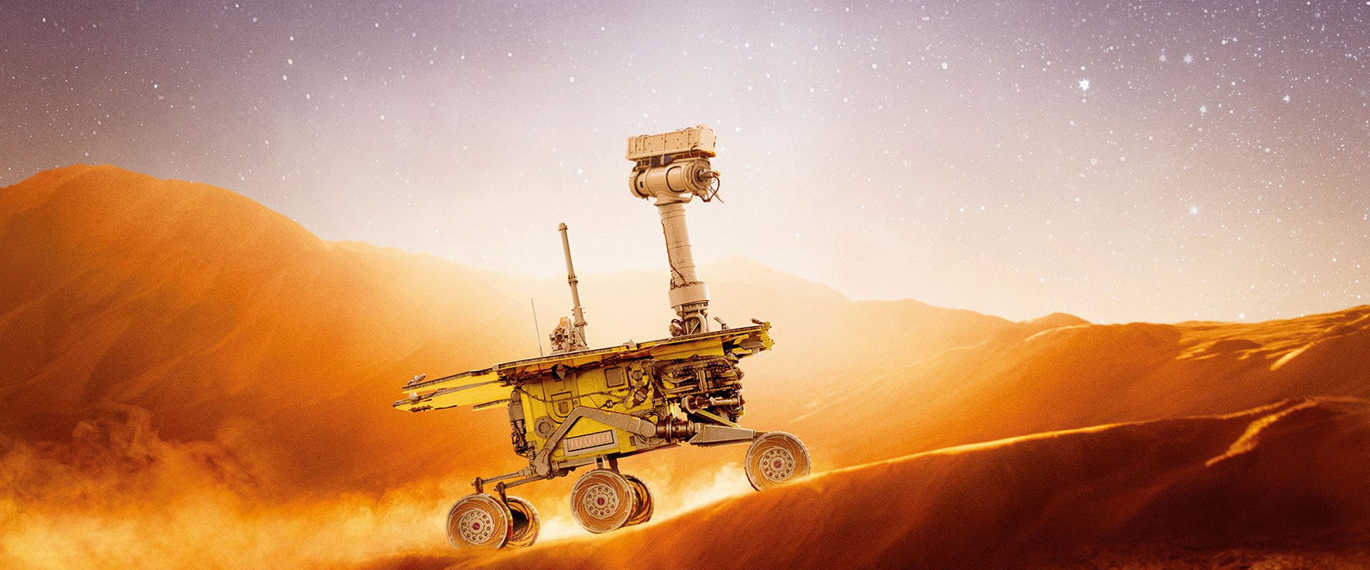 Good Night Oppy backdrop