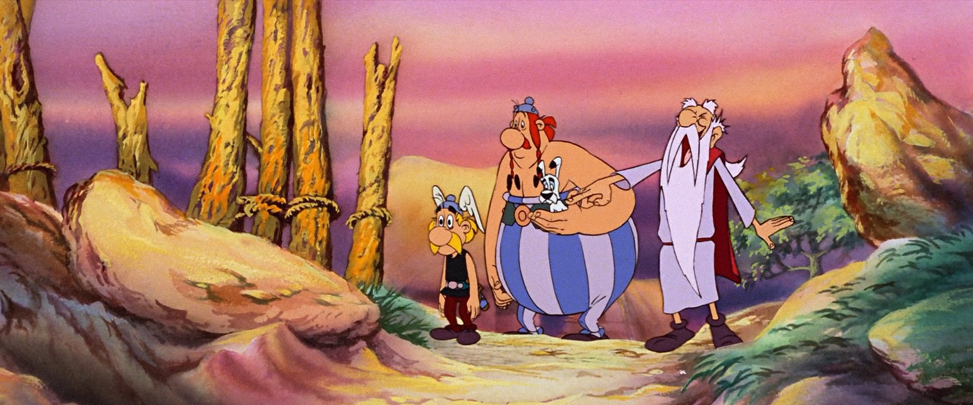 Asterix and the Big Fight backdrop