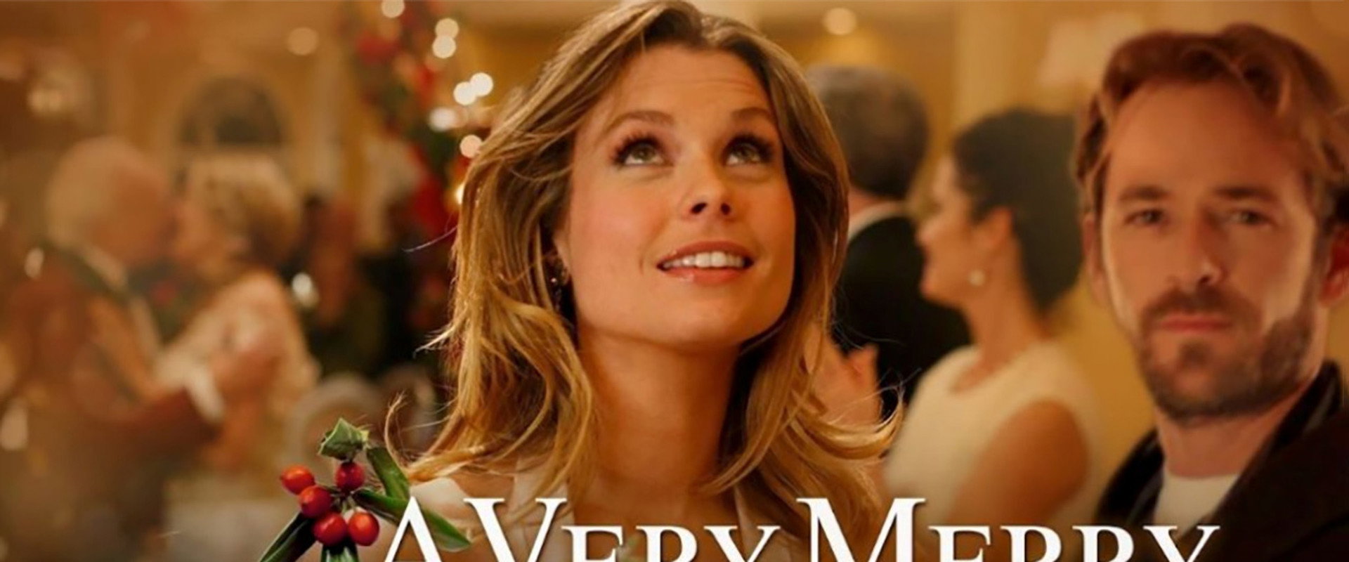 A Very Merry Daughter of the Bride backdrop