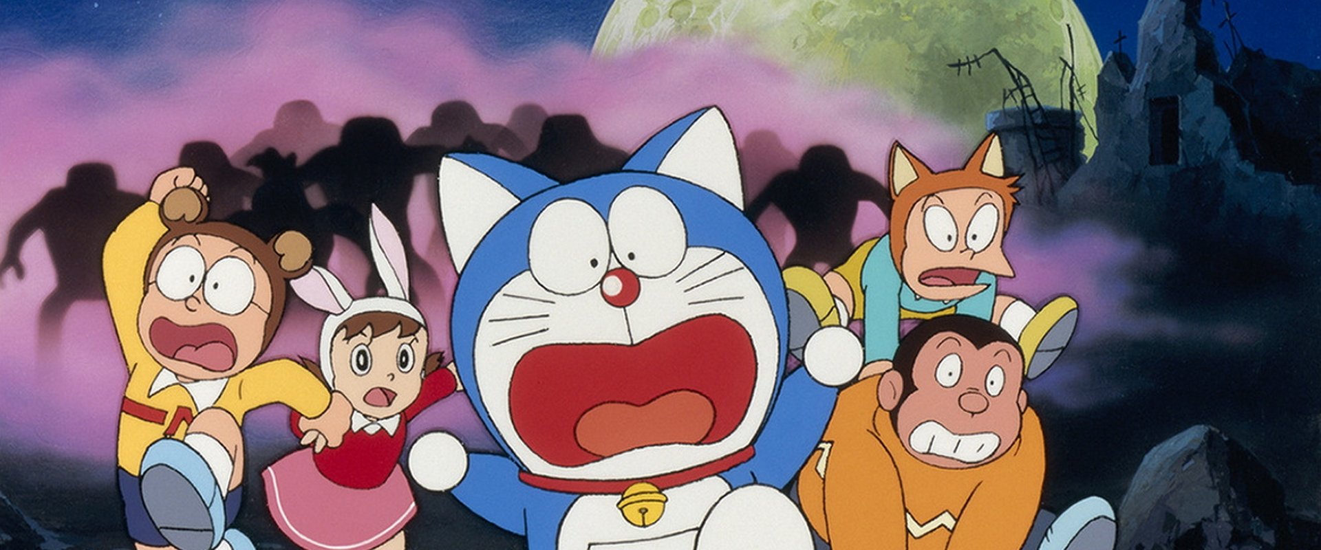 Doraemon: Nobita and the Animal Planet backdrop