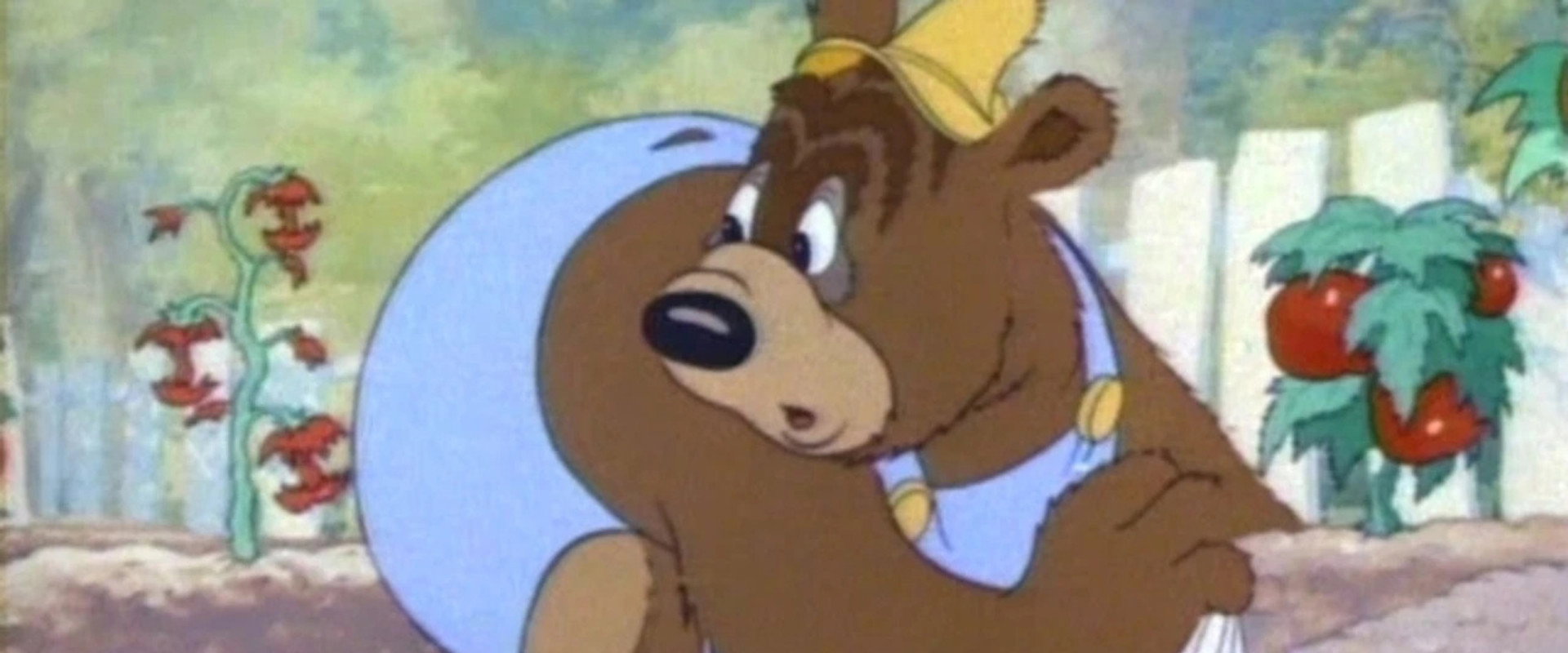 Barney Bear's Victory Garden backdrop