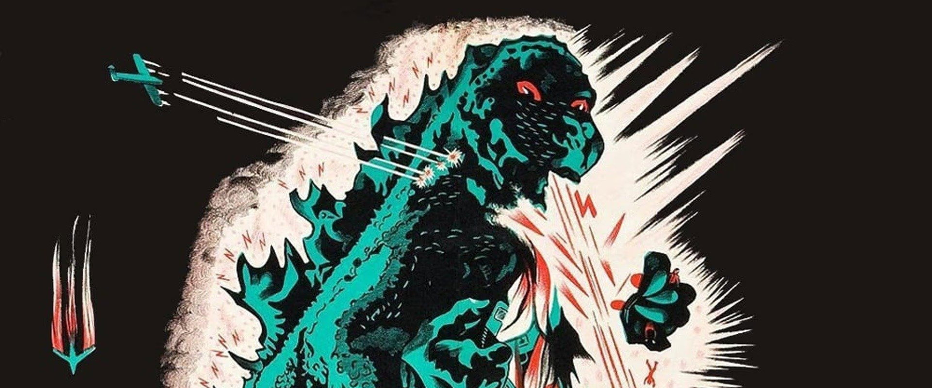 Godzilla, the Monster of the Pacific Ocean backdrop