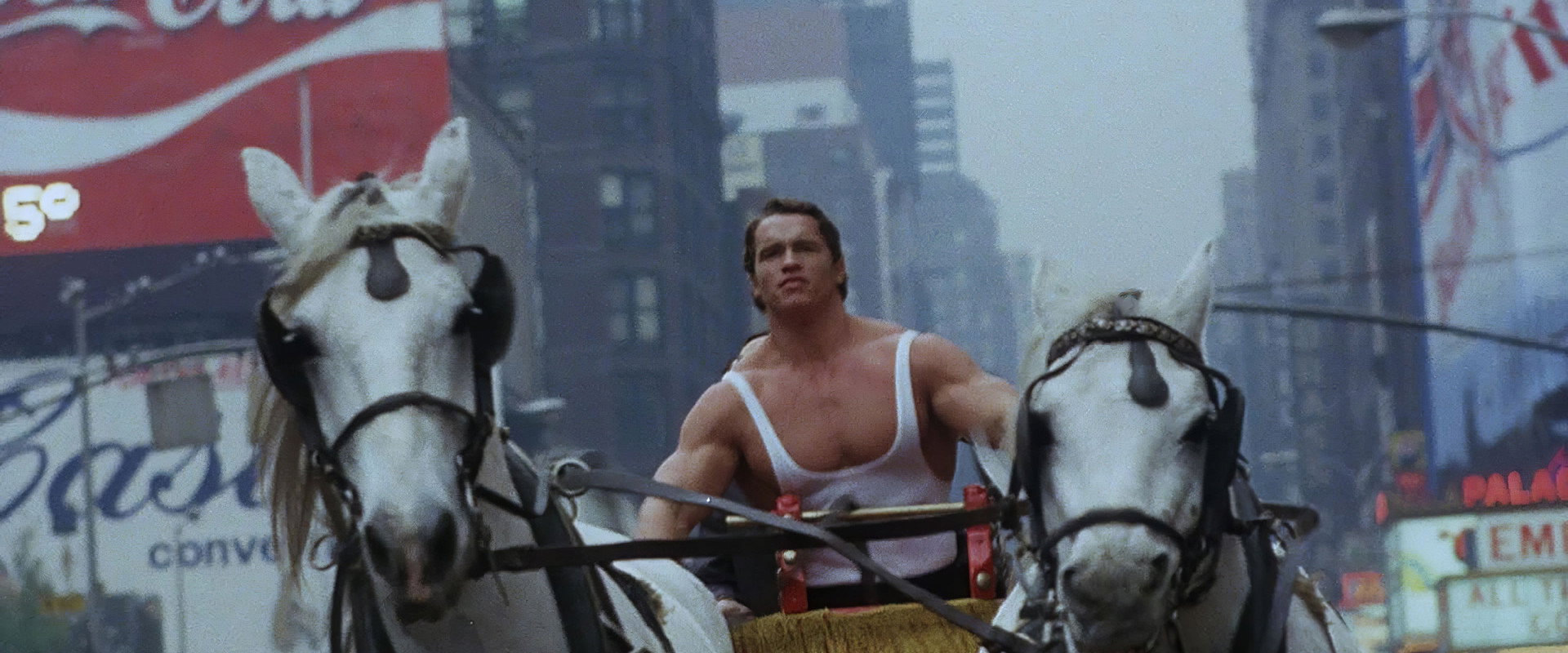Hercules in New York backdrop