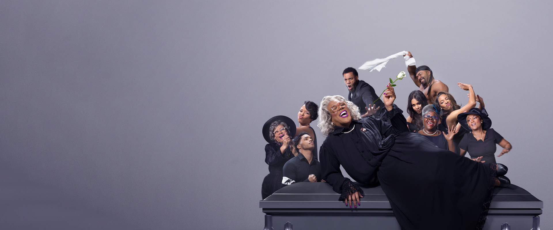 A Madea Family Funeral backdrop