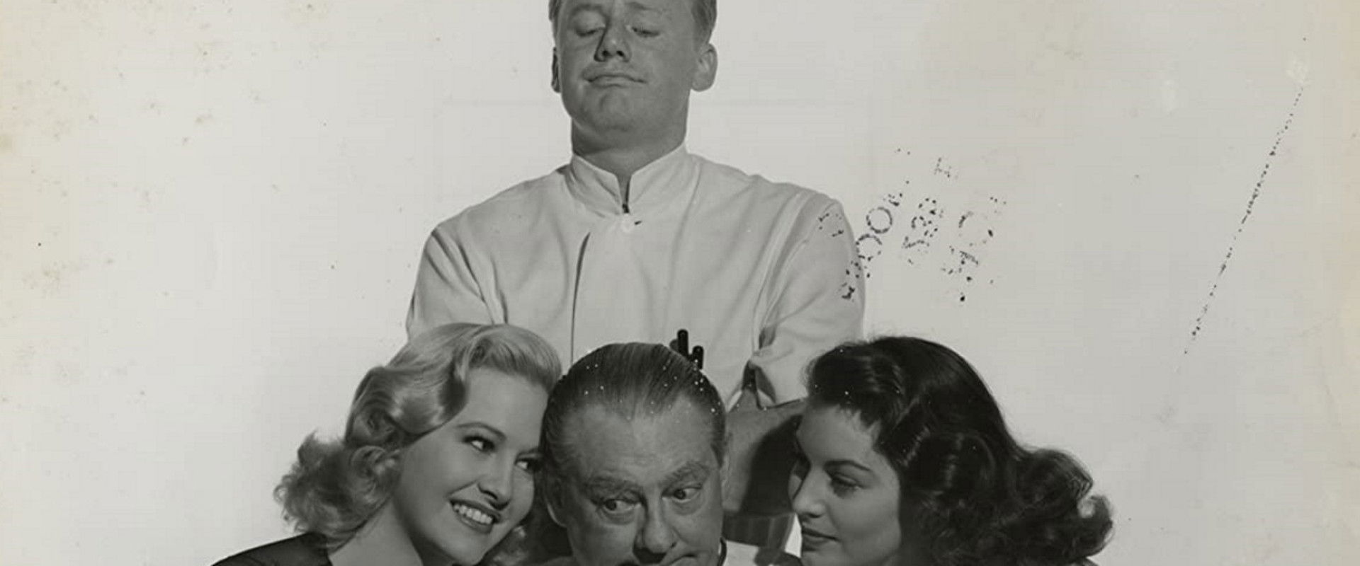 3 Men in White backdrop