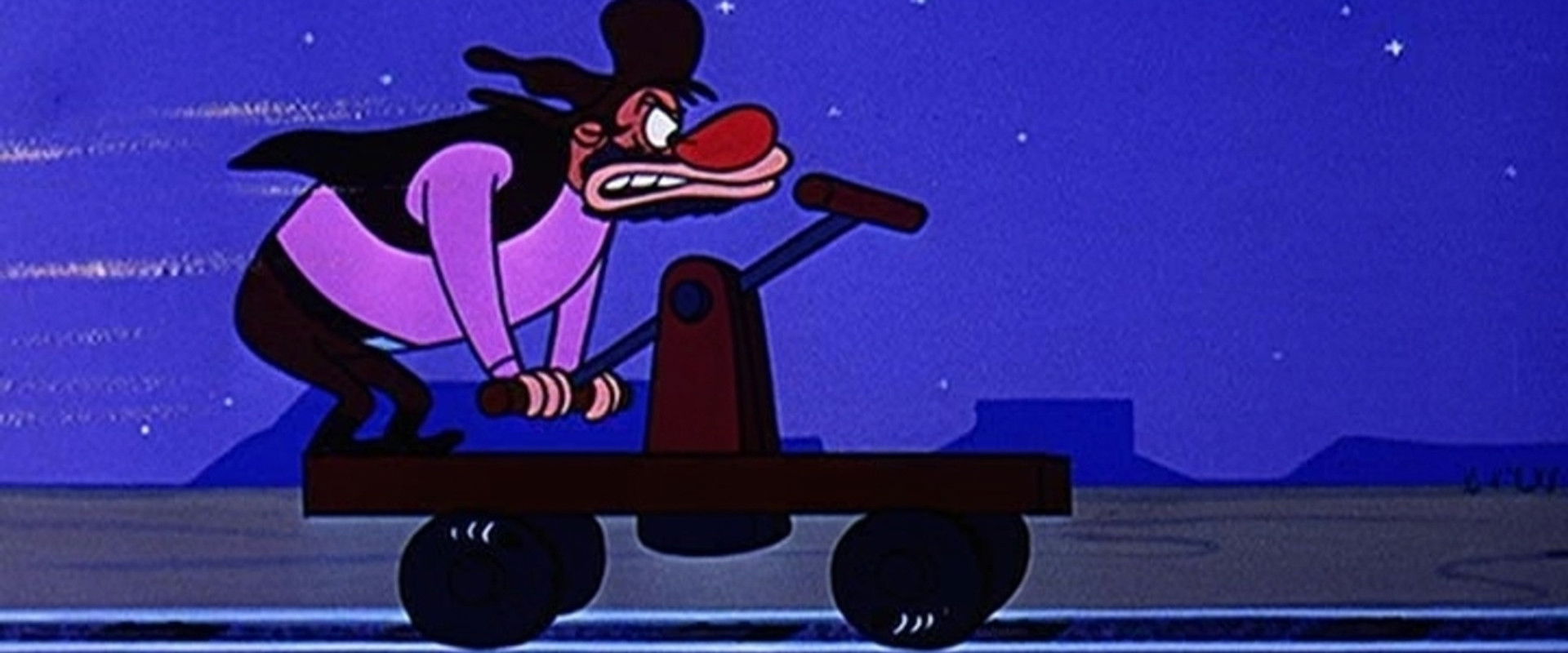 Box Car Bandit backdrop