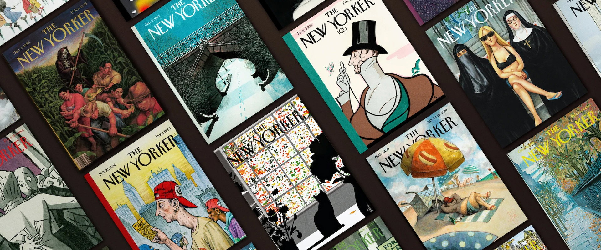 The New Yorker at 100 backdrop