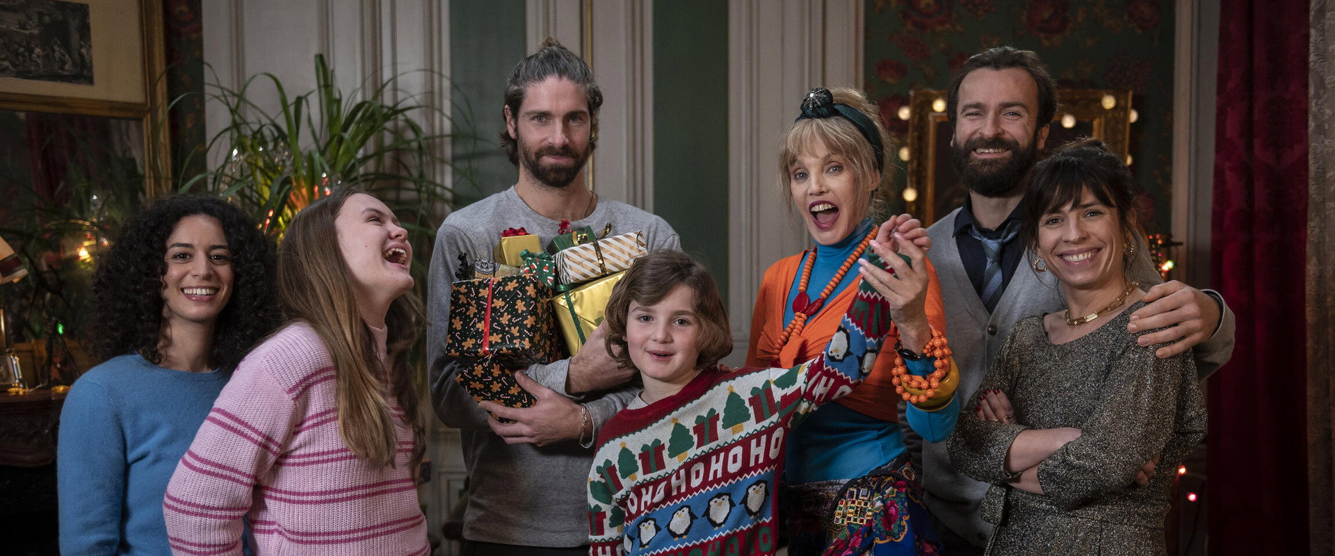 Le Livreur de Noël backdrop