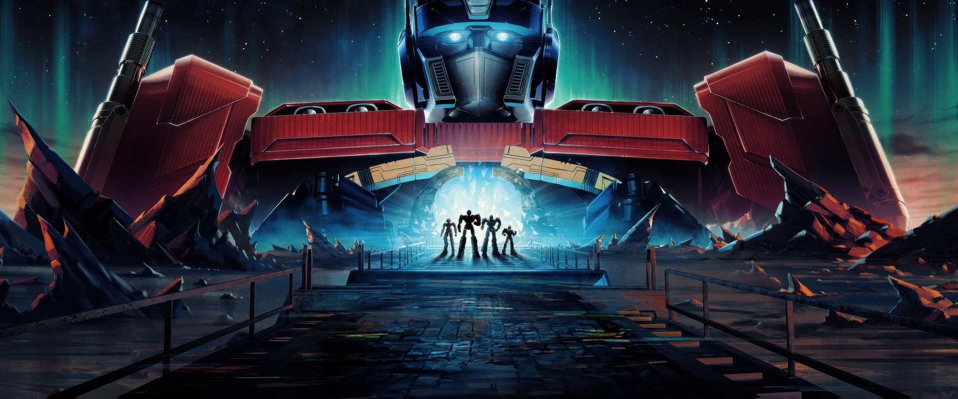 Transformers One backdrop