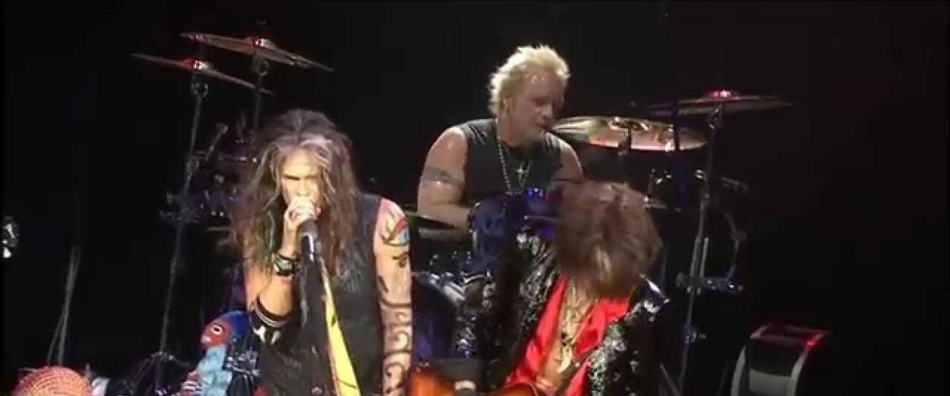 Aerosmith Live in Detroit backdrop