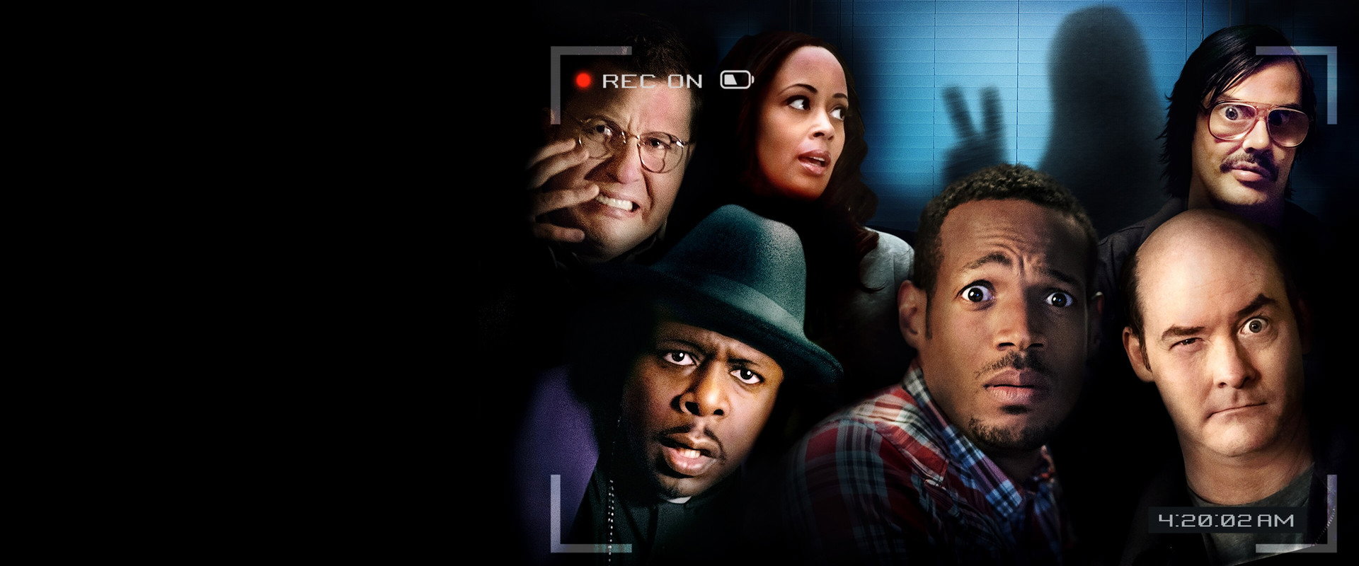 A Haunted House backdrop