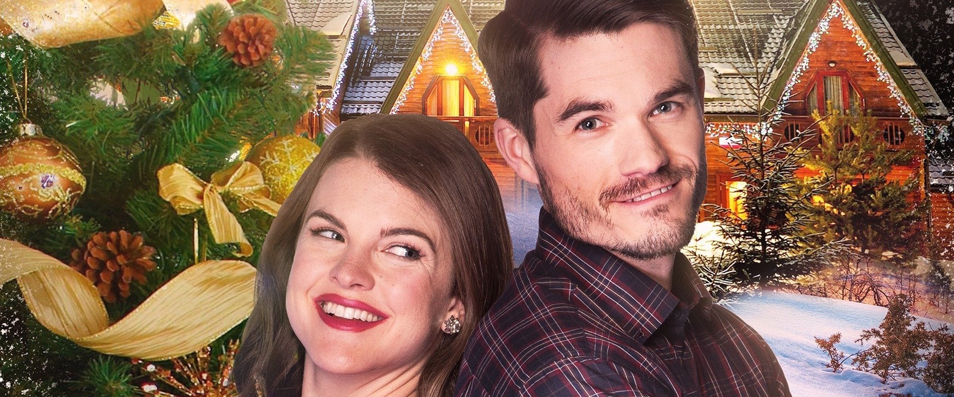 A Christmas Village backdrop