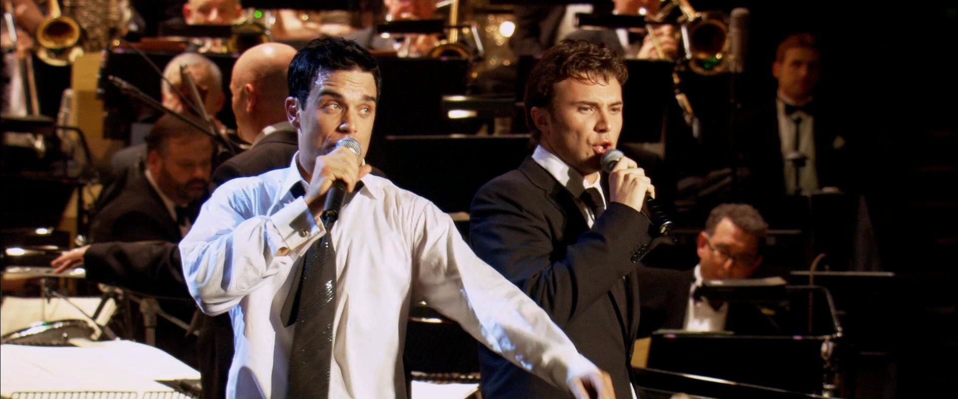 One Night with Robbie Williams backdrop