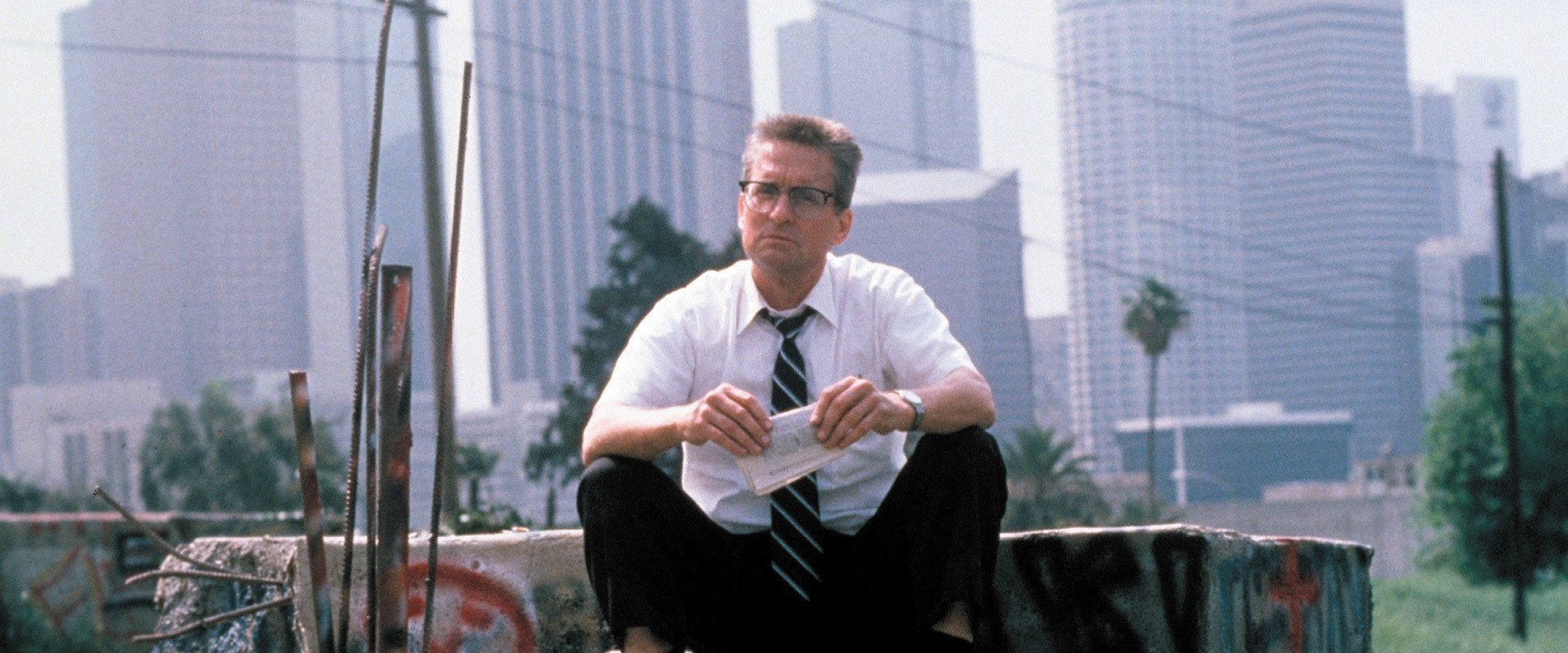 Falling Down backdrop