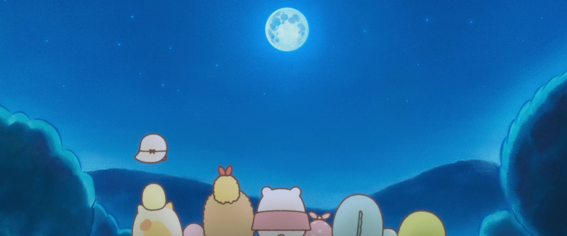 Sumikko Gurashi: The Little Wizard in the Blue Moonlight backdrop