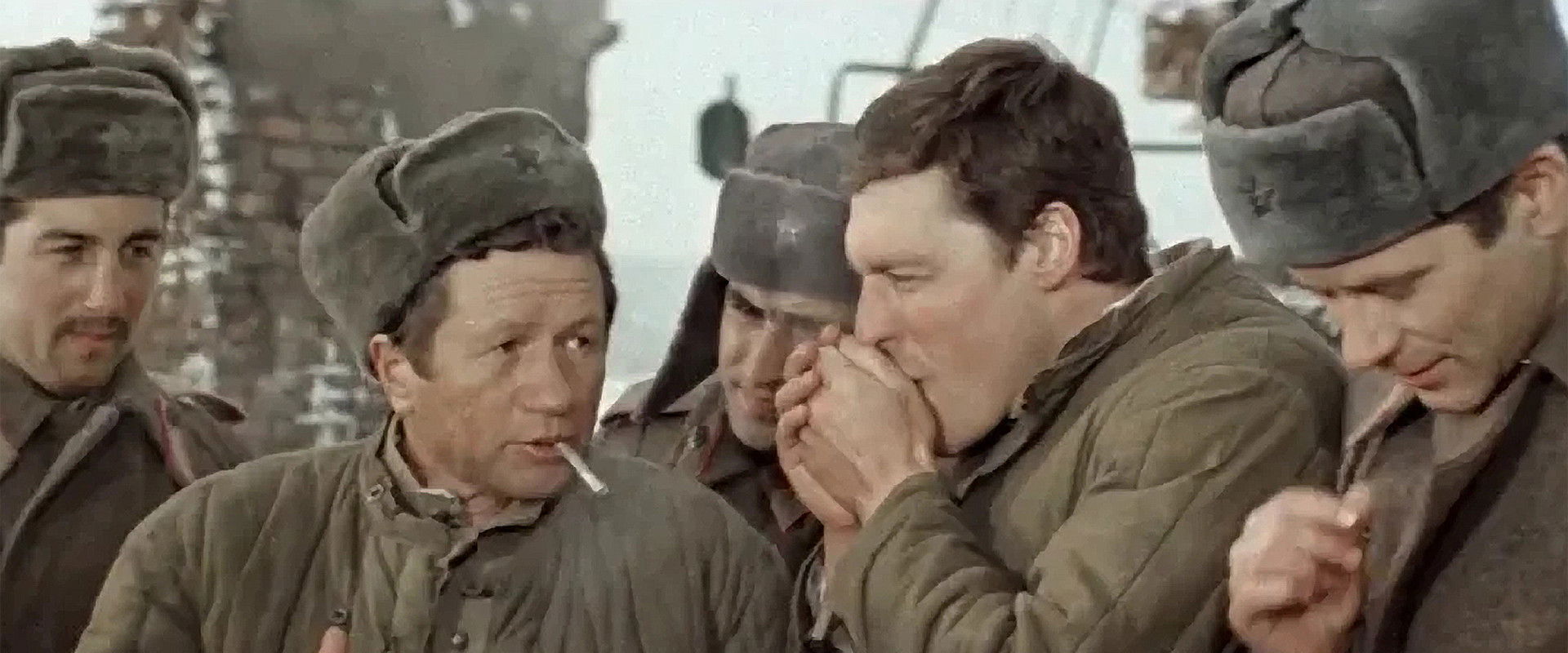 One-Two, Soldiers Were Going... backdrop