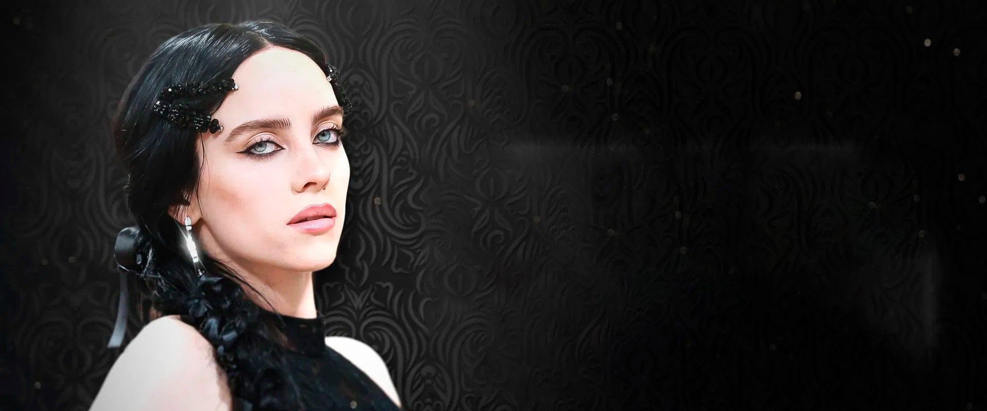 Billie Eilish Unfiltered backdrop